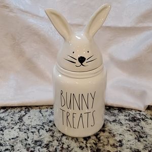 Rae Dunn Bunny Treats Cookie Jar